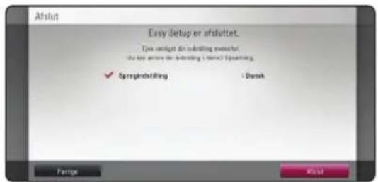 Afslut Easy Setup er afsluttet. Typa configat den indistling eventat: du kast acions de detestring i named Esparating. ✓ SpregindelRing - Densk Partage Afsut