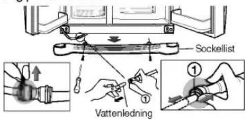 Sockellist Vattenledning