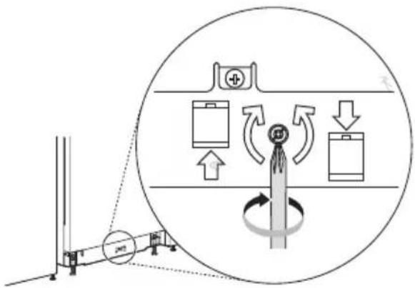 LG SDU527HW - Adjusting Back Levelling Feet - 1