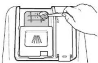 LG SDU527HW - Fylle på oppvaskmiddel i dispenseren - 2