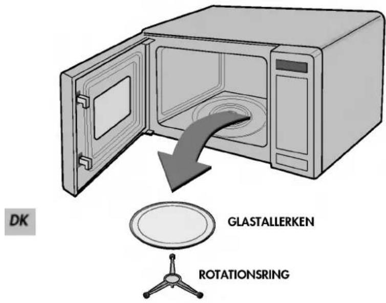 LG MS-1943AL - Sådan pakker du ovnen ud og installerer den - 1