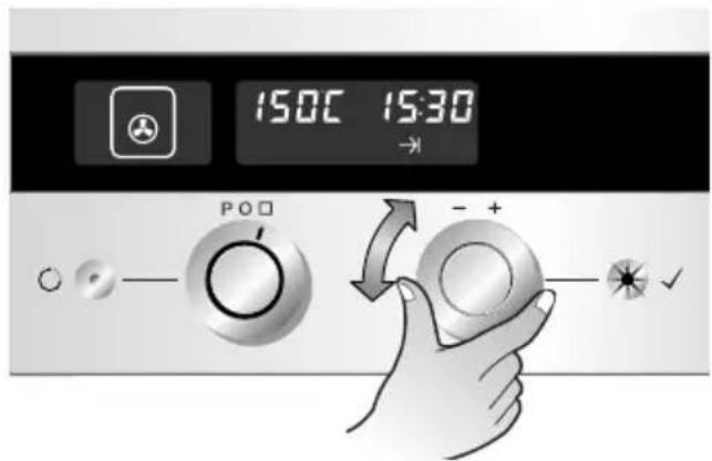 LG LB642M68S - Kombinering af den samlede tilberedningstid og sluttidspunkt for tilberedning. - 5
