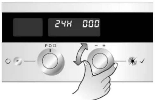 LG LB642M68S - Indstilling af uret - 1