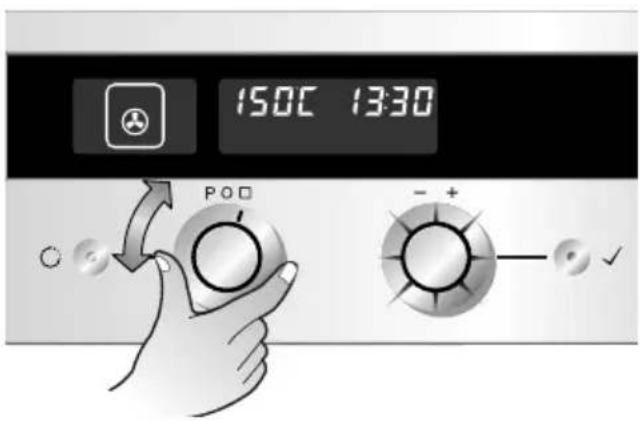 LG LB642M68S - Sådan ændres temperaturen - 1