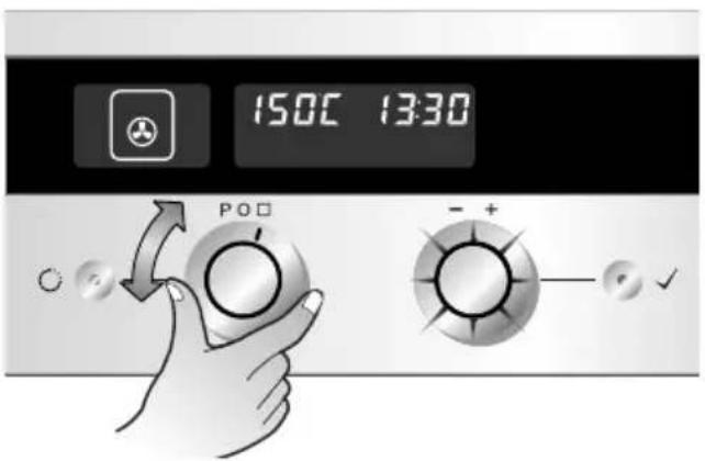 LG LB642M68S - Sådan programmeres stop af tilberedning - 1