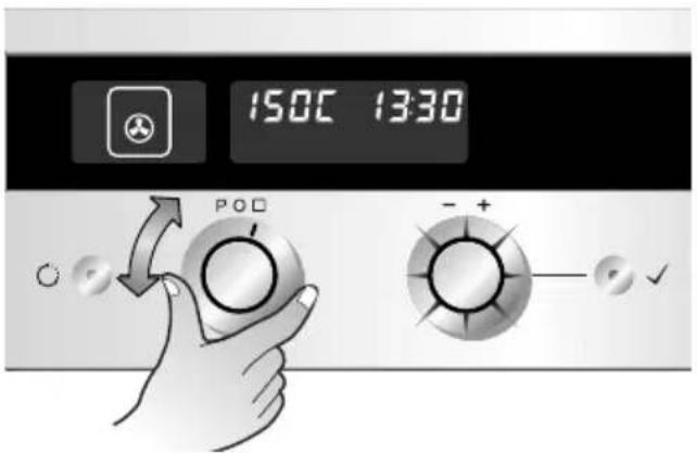 LG LB642M68S - Kombinering af den samlede tilberedningstid og sluttidspunkt for tilberedning. - 1