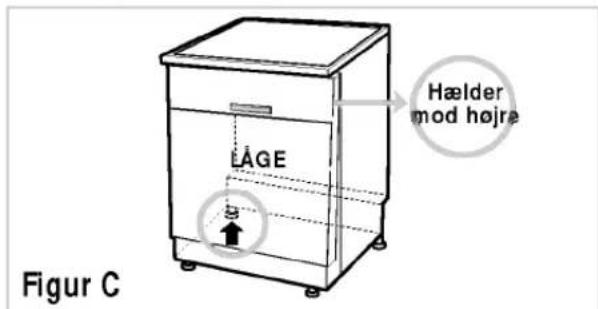 LG LD-2140WHU - Eksempel 1. Hvis lågen hælder mod højre - 1