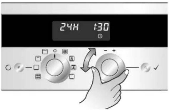 LG LB642M32S - Indstilling af uret - 3