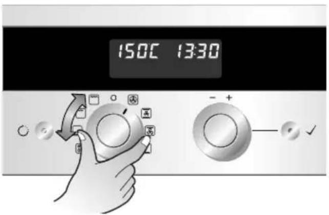 LG LB642M32S - Sådan programmeres stop af tilberedning - 1