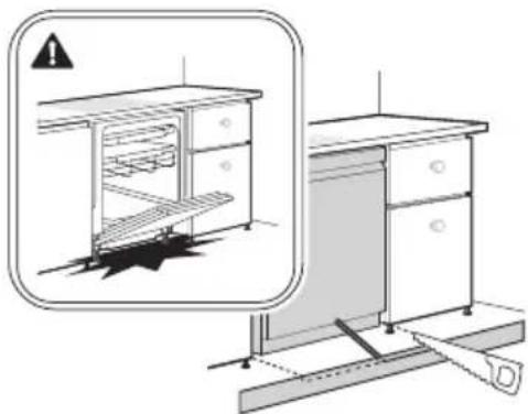 LG DU517HMS - Attaching a custom Kick plate. - 6