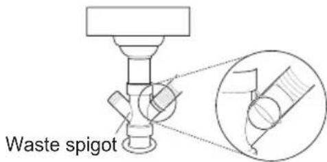 Waste spigot