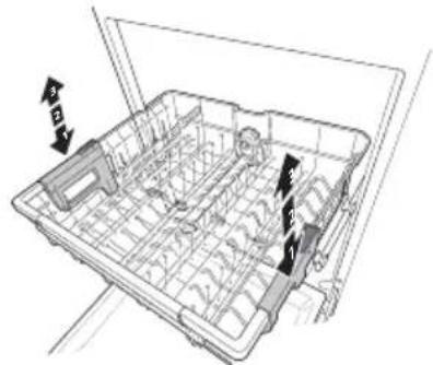 LG DU517HMS - Height Adjustable Upper Rack - 1