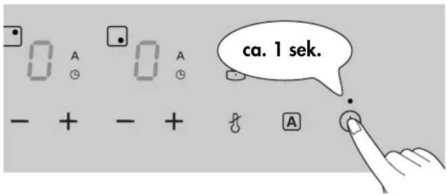LG KA68030F - Sådan tændes komfuret - 1
