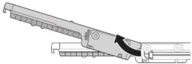LG DU325FW - Ruokailuvälinetason poistaminen - 1
