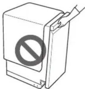 Diagram of a device with a prohibition symbol, indicating no restrictions or prohibition in the device.
