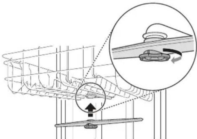 LG DU325FP - Cleaning the Upper Spray Arm - 3