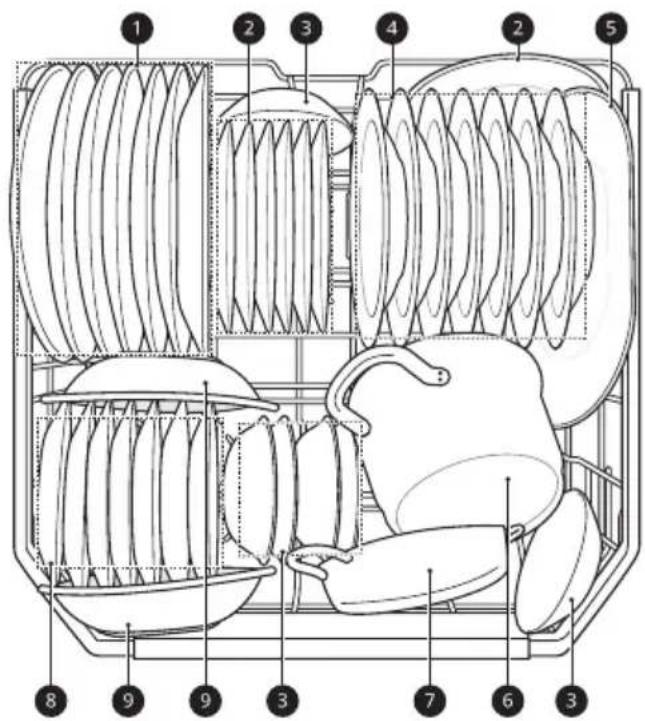 Technical diagram of a mechanical device with numbered components for identification