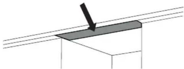 LG DU325FP - Installera fuktbarriärtejp - 3