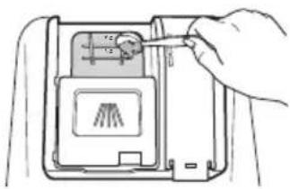 LG DU325FP - Konetiskiaineen lisääminen annostelulokeroon - 2