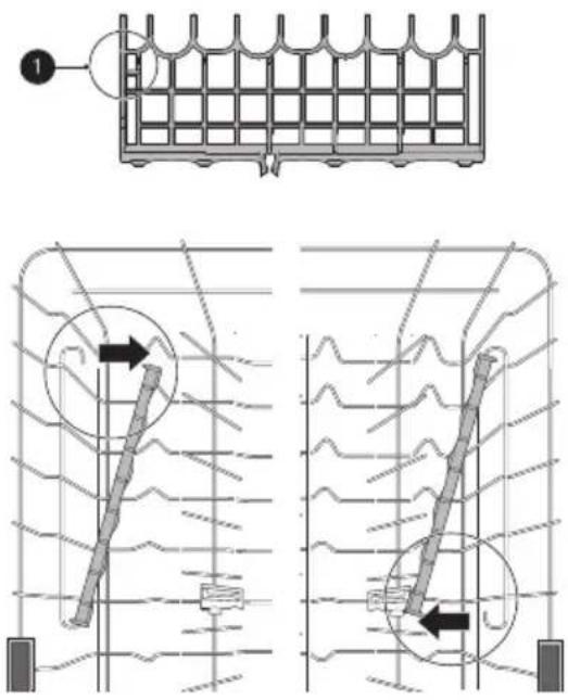 Technical diagram showing a grid structure with directional arrows and internal components, likely illustrating a mechanical or fluid dynamics concept.