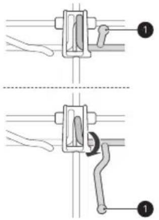 LG DU325FP - Legge sammen første rekke av stativet - 1