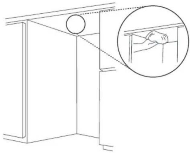 LG SDU527HS - Kosteussuojateipin asentaminen - 1