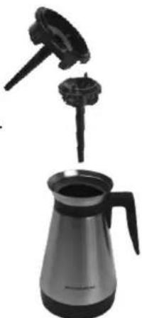 Moccamaster 69232 - Låsning af bundplade (kun termobryggere) - 2