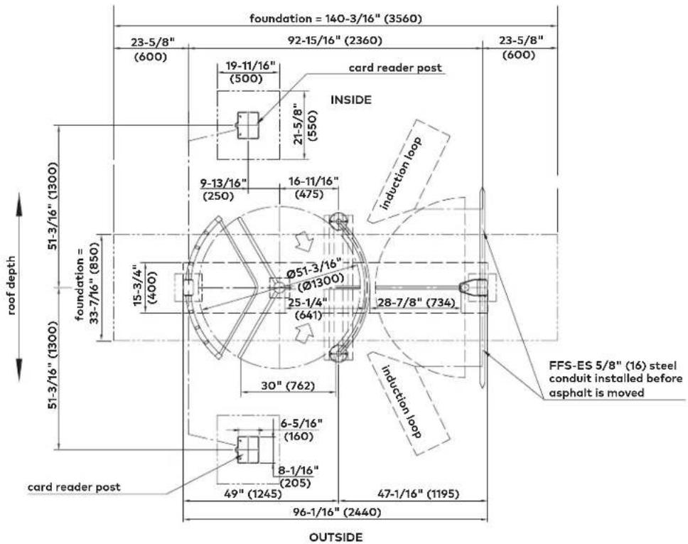 Dormakaba FTS-M02 - Installation drawings - 2