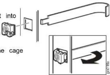 APC ER7HCM - Install the cage nut: - 1