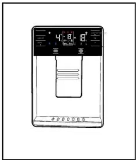 GRUNDIG GQN21235XRN - Zastosowanie wewnętrznego dozownika wody i dozownika wody przy drzwiach - 2