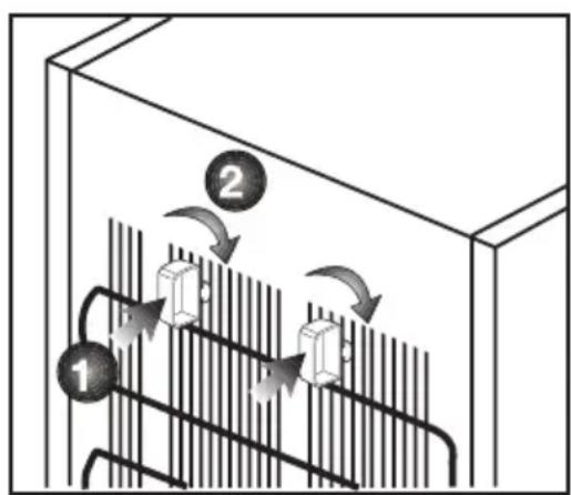 GRUNDIG GSNE 107E20FXRN - Installere plastkilene - 1