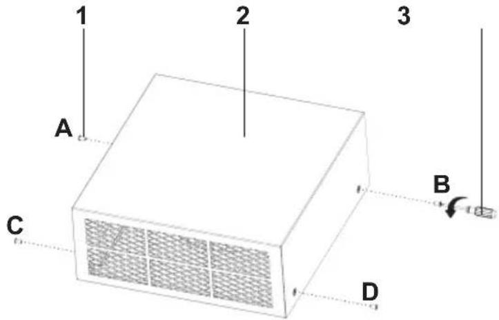 SILVERLINE EXW 1150 - FORBEREDELSE AF APPA- RATET TIL INSTALLATION - 1