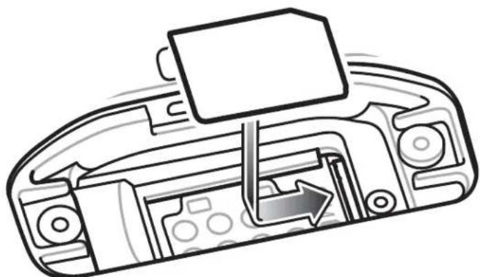 ZEBRA TC25 - Installing SIM Card - 5
