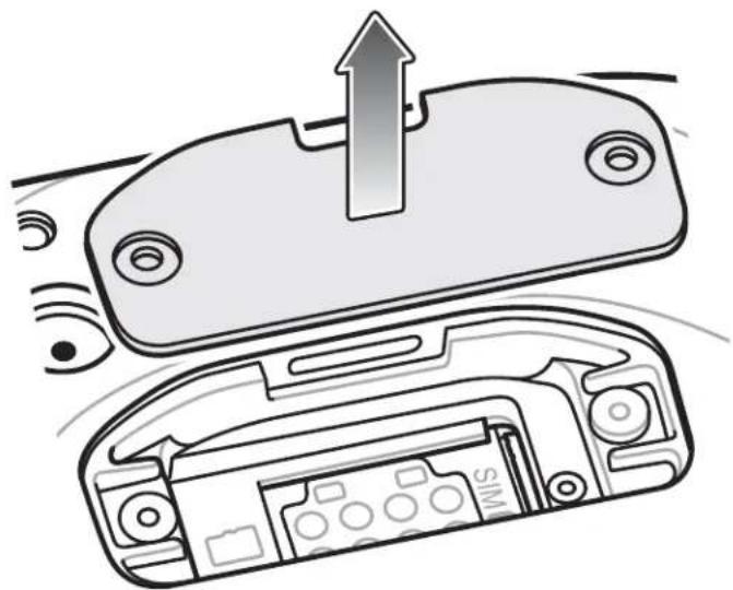 ZEBRA TC25 - Installing SIM Card - 4