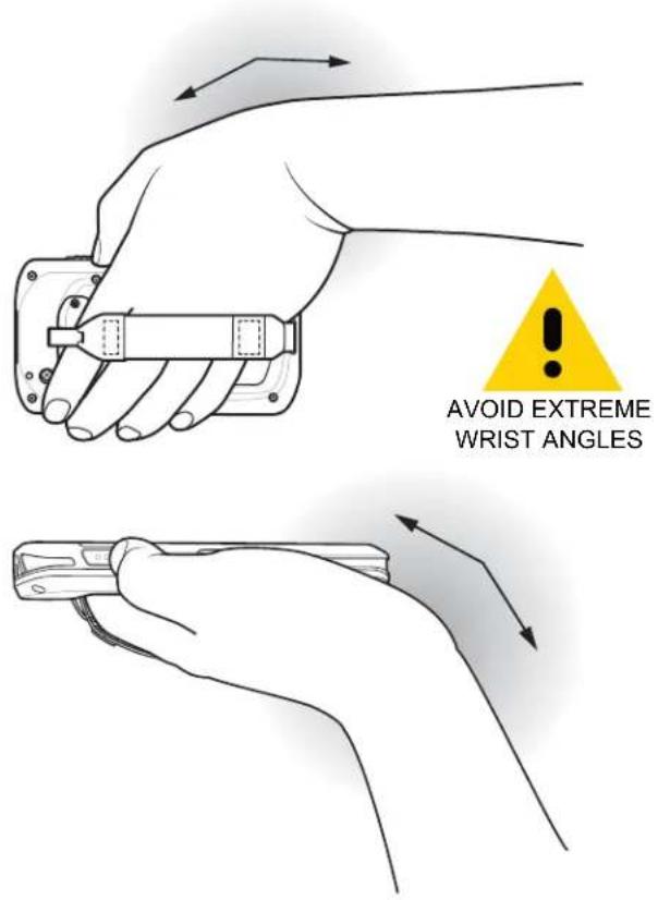 AVOID EXTREME WRIST ANGLES