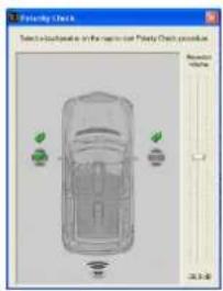 Polarity Check Select a sustainable in the remote unit Polarity Check procedure Recovery Volume 20.3-8