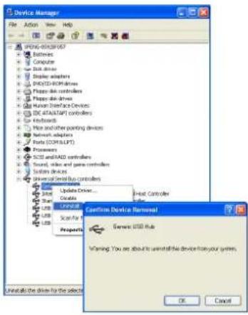 Device Manager File Action View Help WINS-03230167 Machines Computer Disk drives Strainer adapters DROZICROM drives Playo disk controllers Playo disk drives Mouse Interface Devices DRC DATA/SPATI controllers Workloads How and other pointing devices Network adapters Ports (COM/LPT) Processors SCSI and RADI controllers Sound, audio and gear controllers System devices Universal Security Bus controllers Update Driver... Create Start USB USB USB Update Driver... Create Start USB USB Update Driver... Create Start USB USB Update Driver... Create Start USB USB Update Driver... Create Start USB USB Update Driver... Create Start USB USB Update Driver... Create Start USB USB Update Driver... Create Start USB