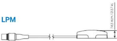 LPM 14.5 mm / 0.57 in.