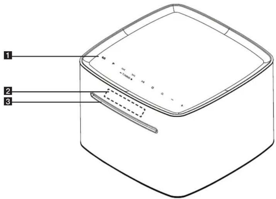 LG CM2540DAB - Frontpanel - 1