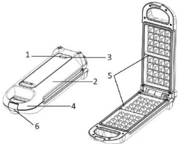 Emerio WM-124111 - BESKRIVELSE AF DELE - 1