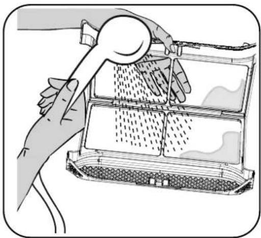 Concept SP6308 - Cleaning the Lint Filters - 2