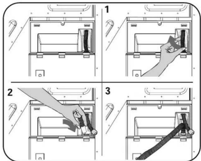 Concept SP6308 - Connecting the Water Discharge Hose - 1