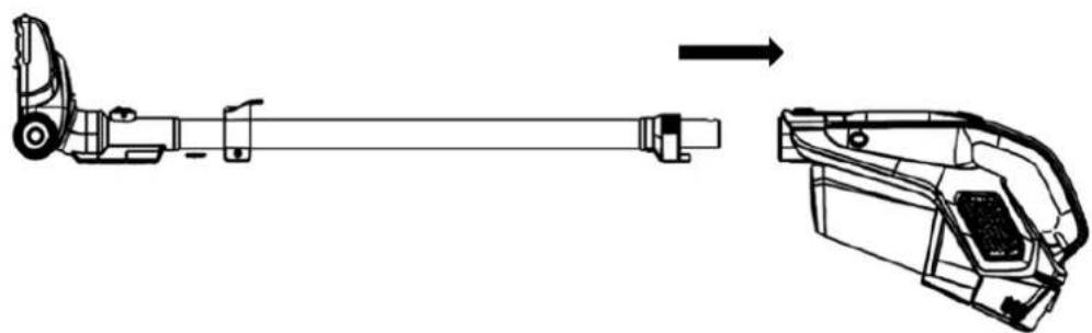 Heinner HSVC-V22.2RD - Asamblarea aspiratorului - 2
