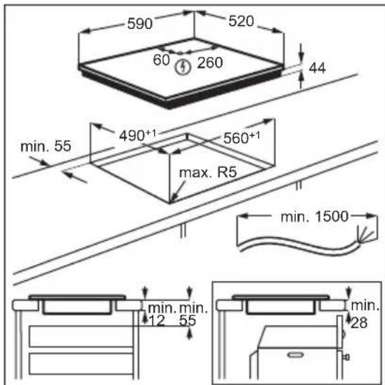 ELECTROLUX HOB655NF - Montering - 2