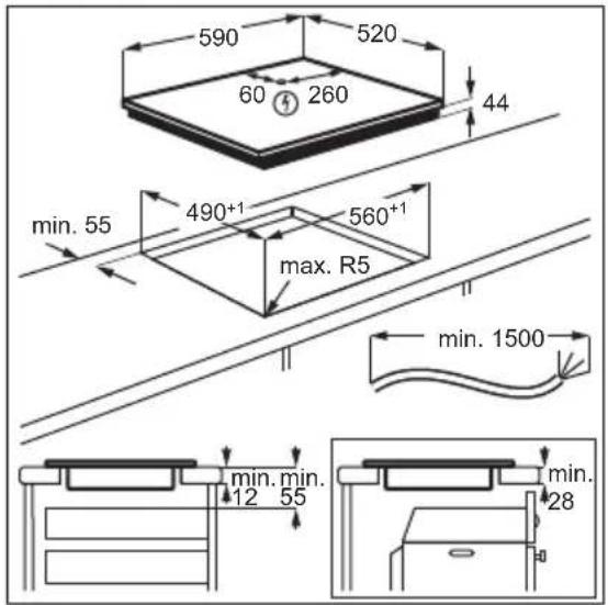 ELECTROLUX HOB655NF - Montering - 2