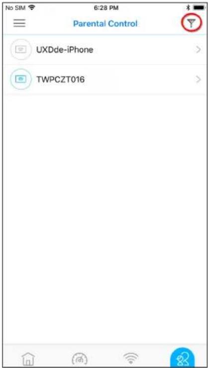 No SIM 6:28 PM Parental Control UXDde-iPhone TWPCZT016