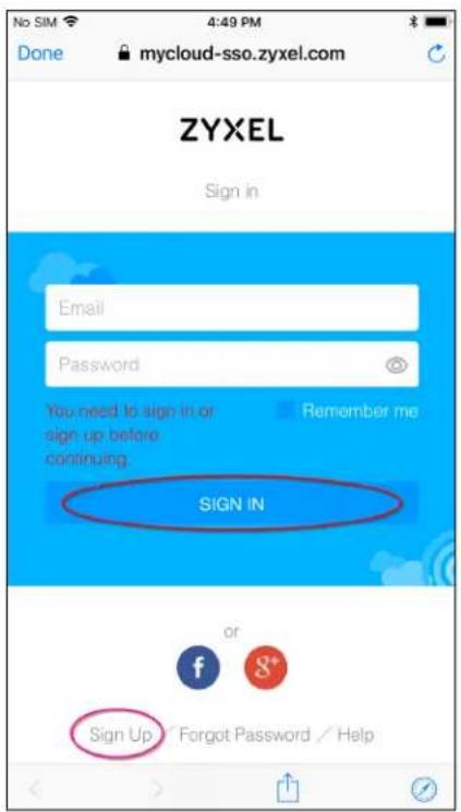 ZYXEL Sign in Email Password You need to sign in or sign up before continuing. Remember me SIGN IN or Sign Up / Forgot Password / Help