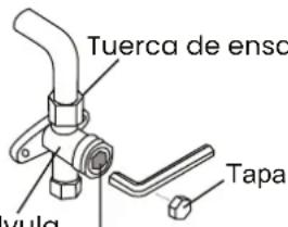 Tuerca de enso vula Tapa