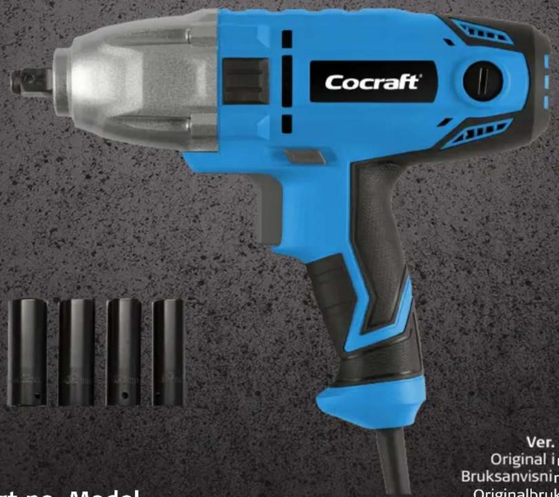 Cocraft® Ver. Original in Bruksanvisnin Originalbruk