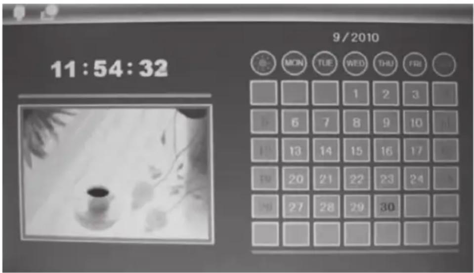 11:54:32 9/2010 MON TUE WED THU FRE